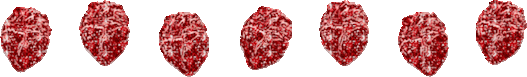 glitter heart divider